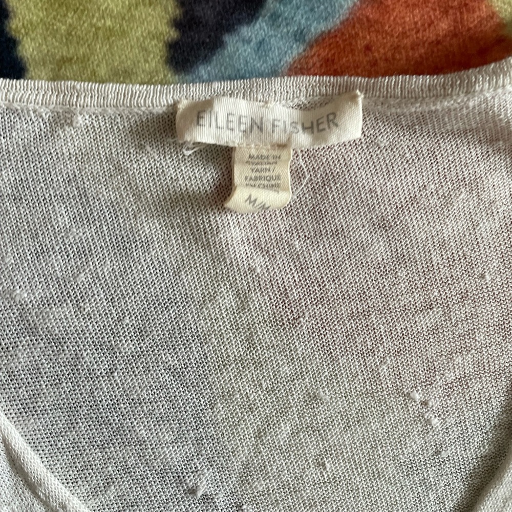 Eileen Fisher Linen Blend Tunic - Sz Medium - Picture 4 of 15